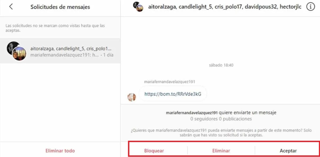 Cómo ver solicitudes de mensajes en Instagram