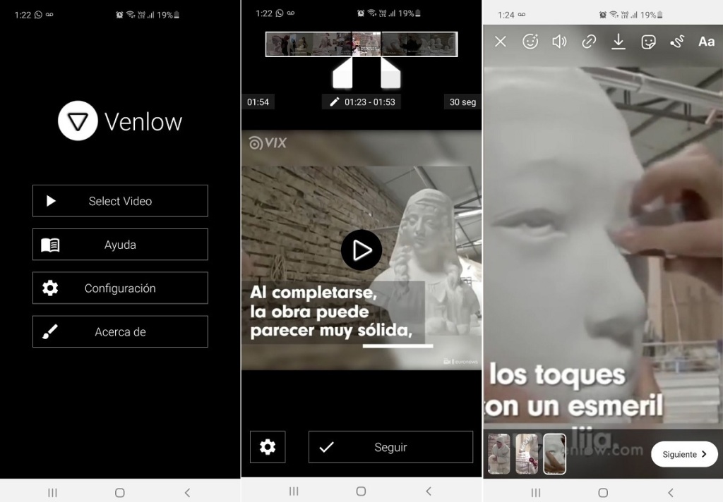 Compartir un video de Instagram en WhatsApp