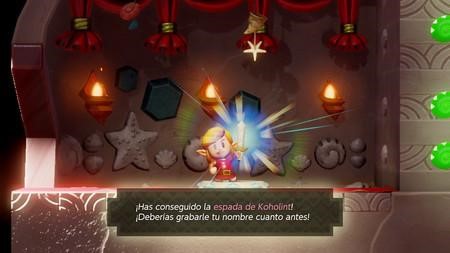 Consigue la espada en Zelda Link's Awakening - también el escudo