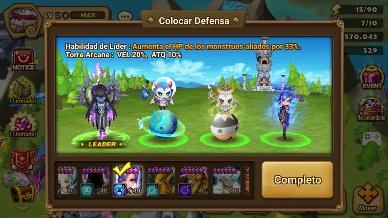 Consigue pergaminos místicos en Summoners War