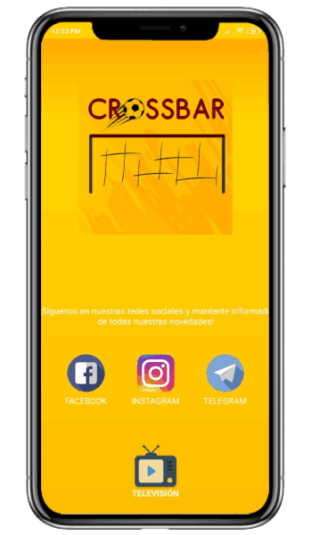 Barra transversal para Android