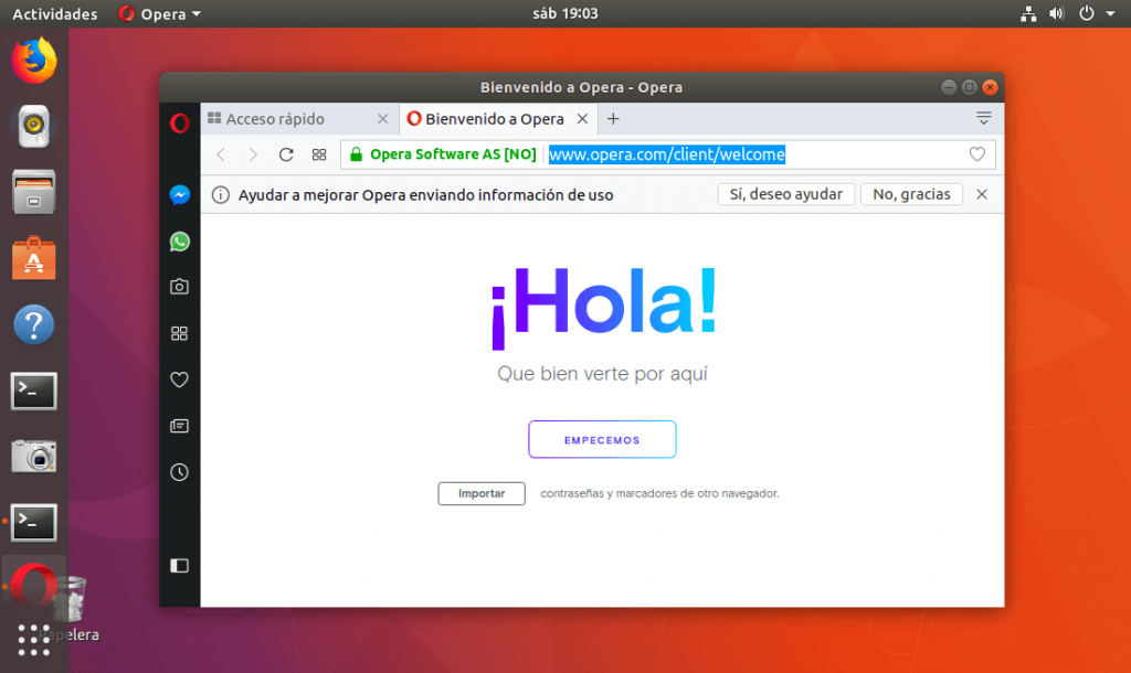 Cual es el mejor navegador para Linux 3 1