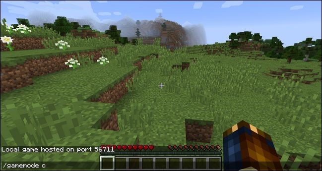 Cómo cambiar al modo creativo de Minecraft