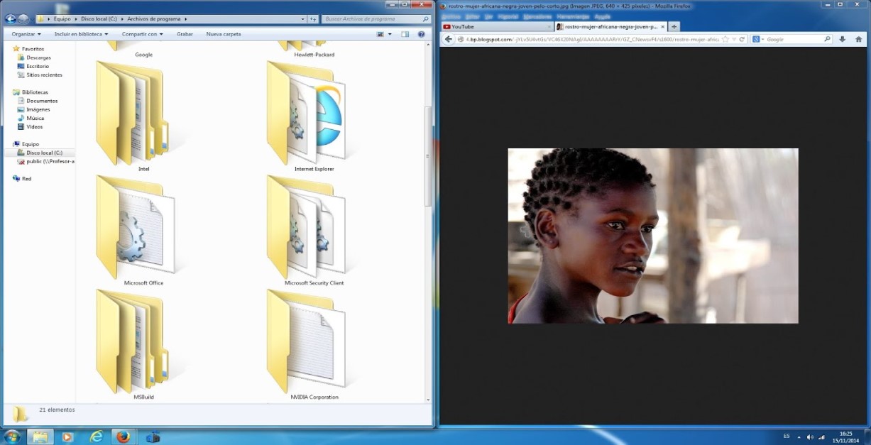 Cómo dividir la pantalla en Windows 7