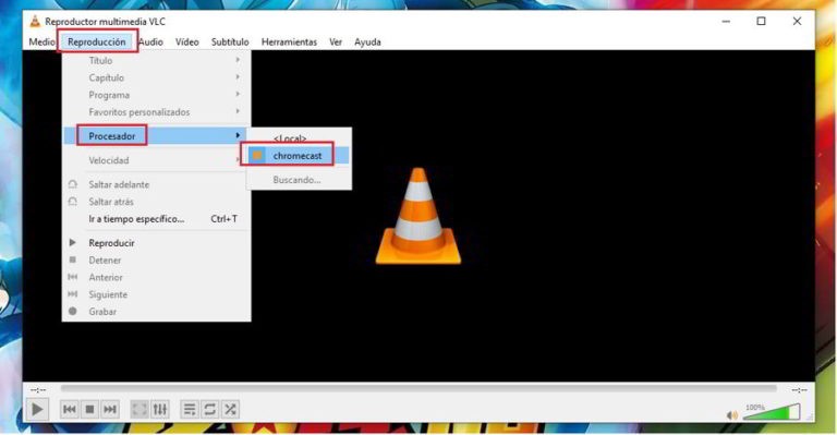Cómo transmitir a VLC con Chromecast