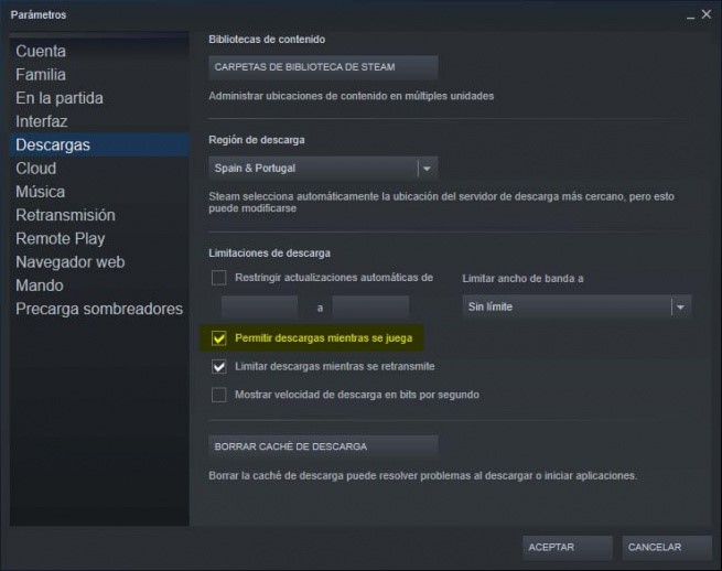 Cómo hacer que los archivos de descarga de Steam sean más rápidos
