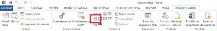 Cómo insertar una casilla de verificación en Word