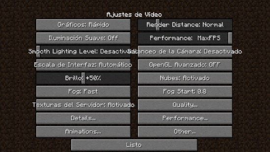 Cómo optimizar Minecraft