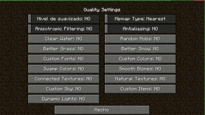 Cómo optimizar Minecraft