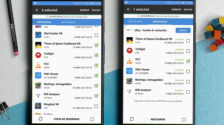 ¿Cómo se puede volver a una versión anterior de Android?