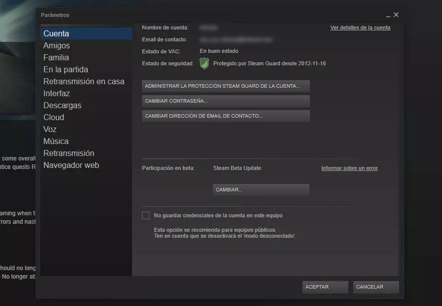 Cómo eliminar Steam Guard