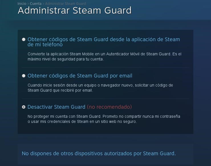 Cómo eliminar SteamGuard