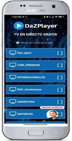 DaZPlayer Free apk para ver televisión
