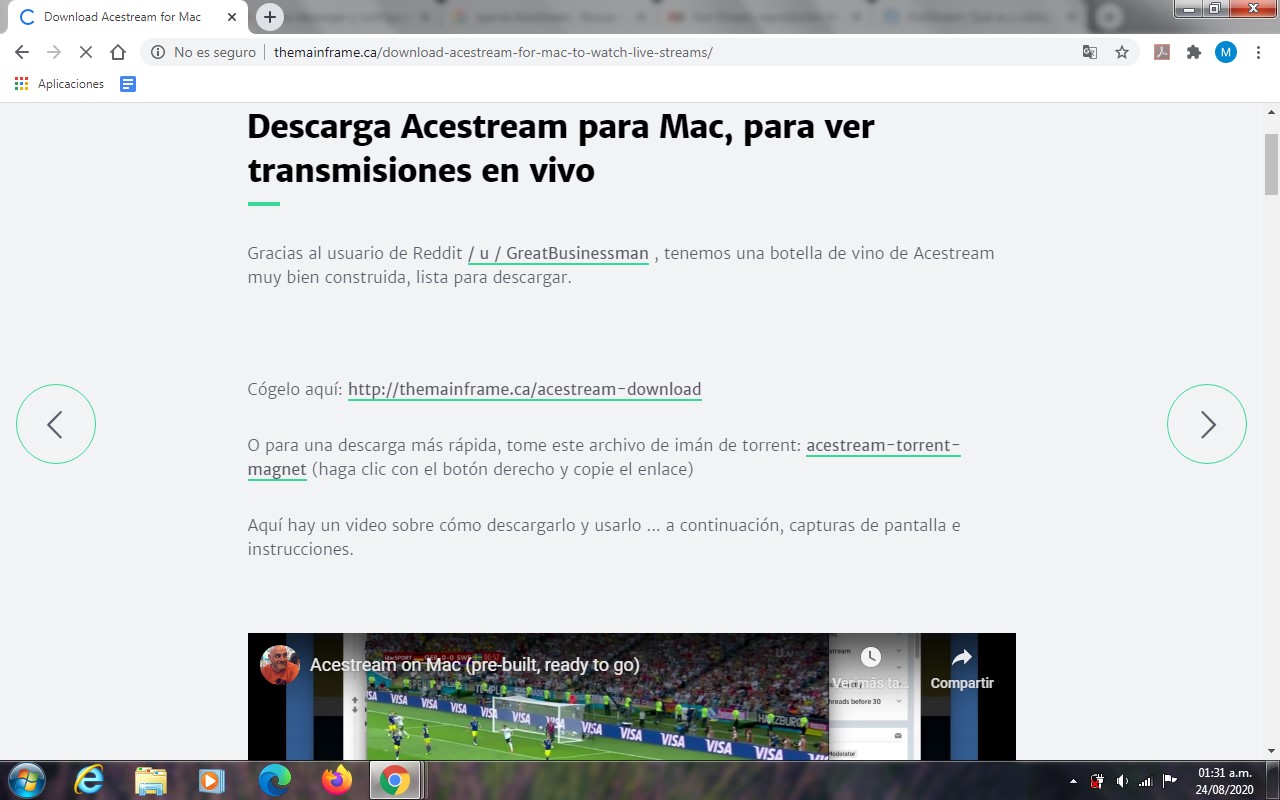 Descarga, instala y configura AceStream en Mac