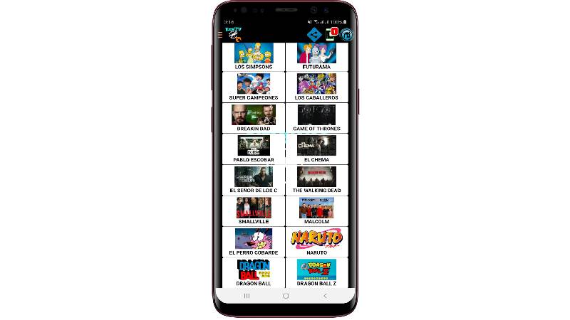 Exe TV Pro para Android