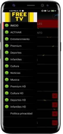 Aplicación de TV gratuita para Android