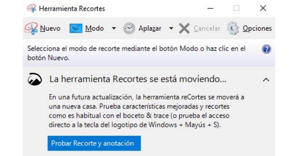 Capturas de pantalla en Windows 10