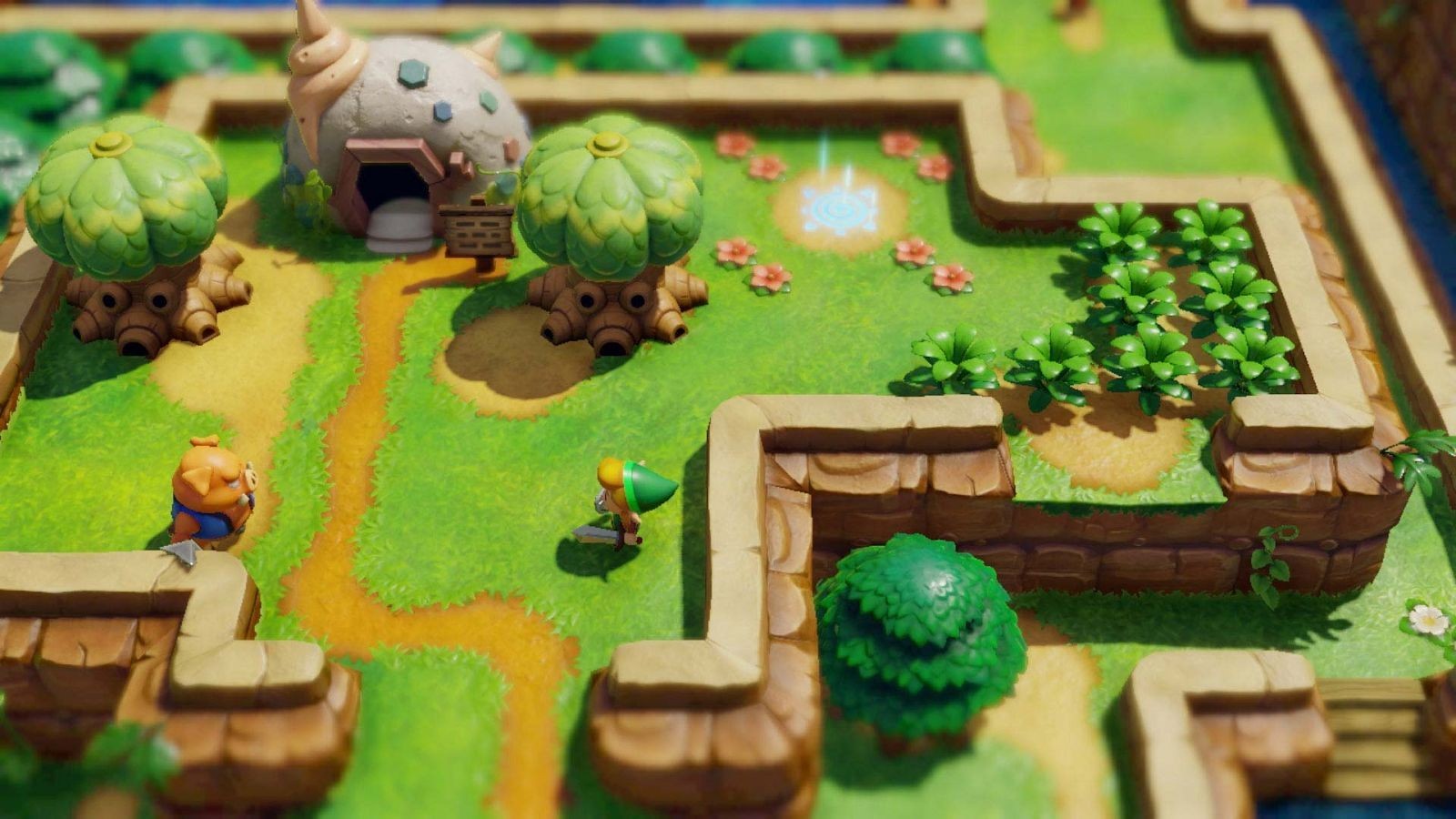 Hojas doradas en Zelda Link's Awakening