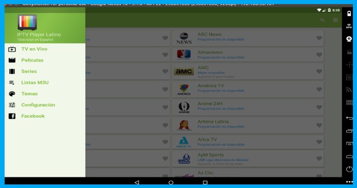 Reproductor de IPTV Latino en Smart TV Reproductor de IPTV Latino en Smart TV