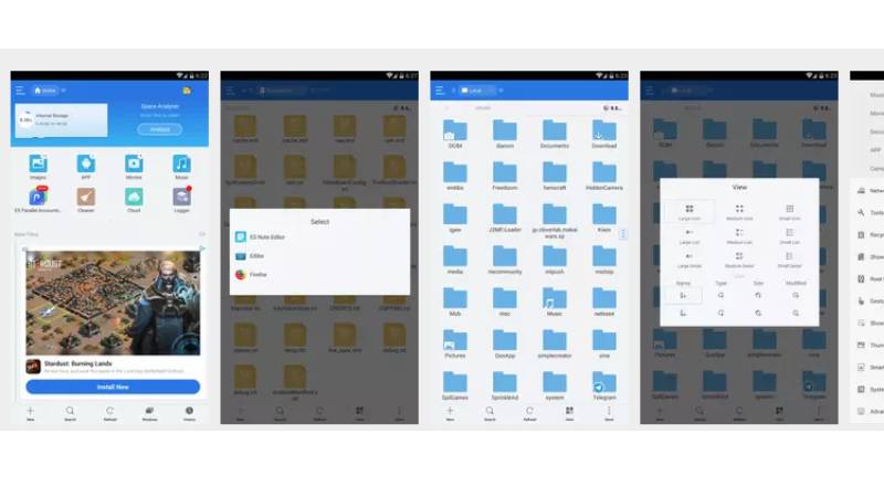 Explorador de archivos para Smart TV