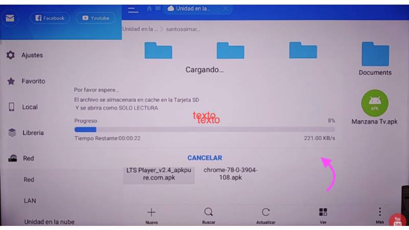 Crear una cuenta de Mediafire para Smart TV