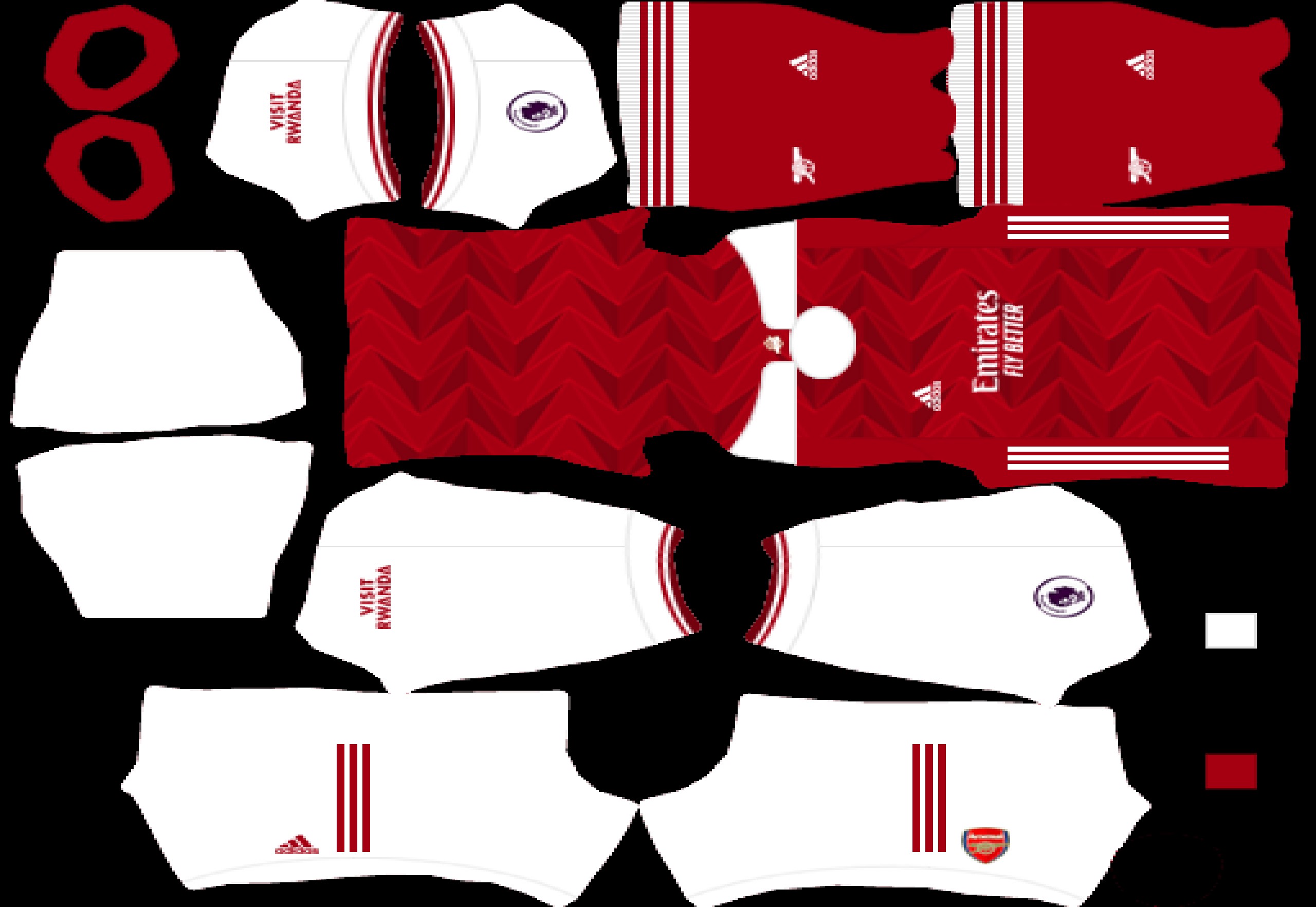 Camisetas Arsenal Dream League Soccer 2021