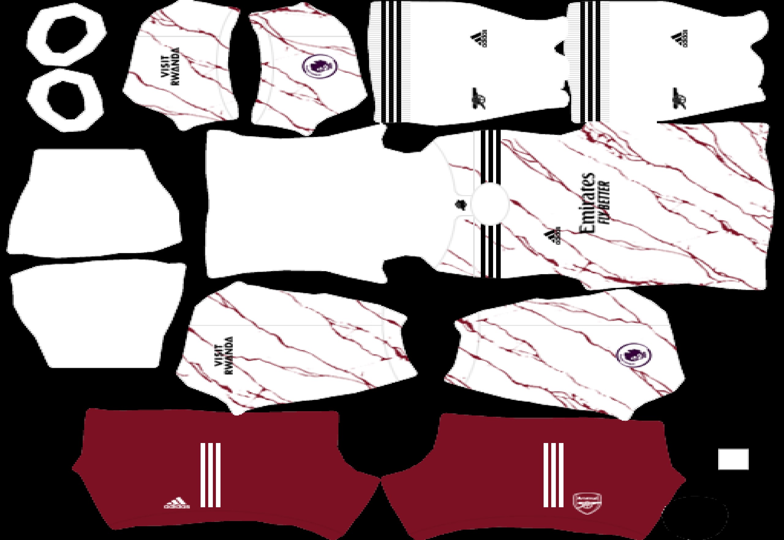 Camisetas Arsenal Dream League Soccer 2021