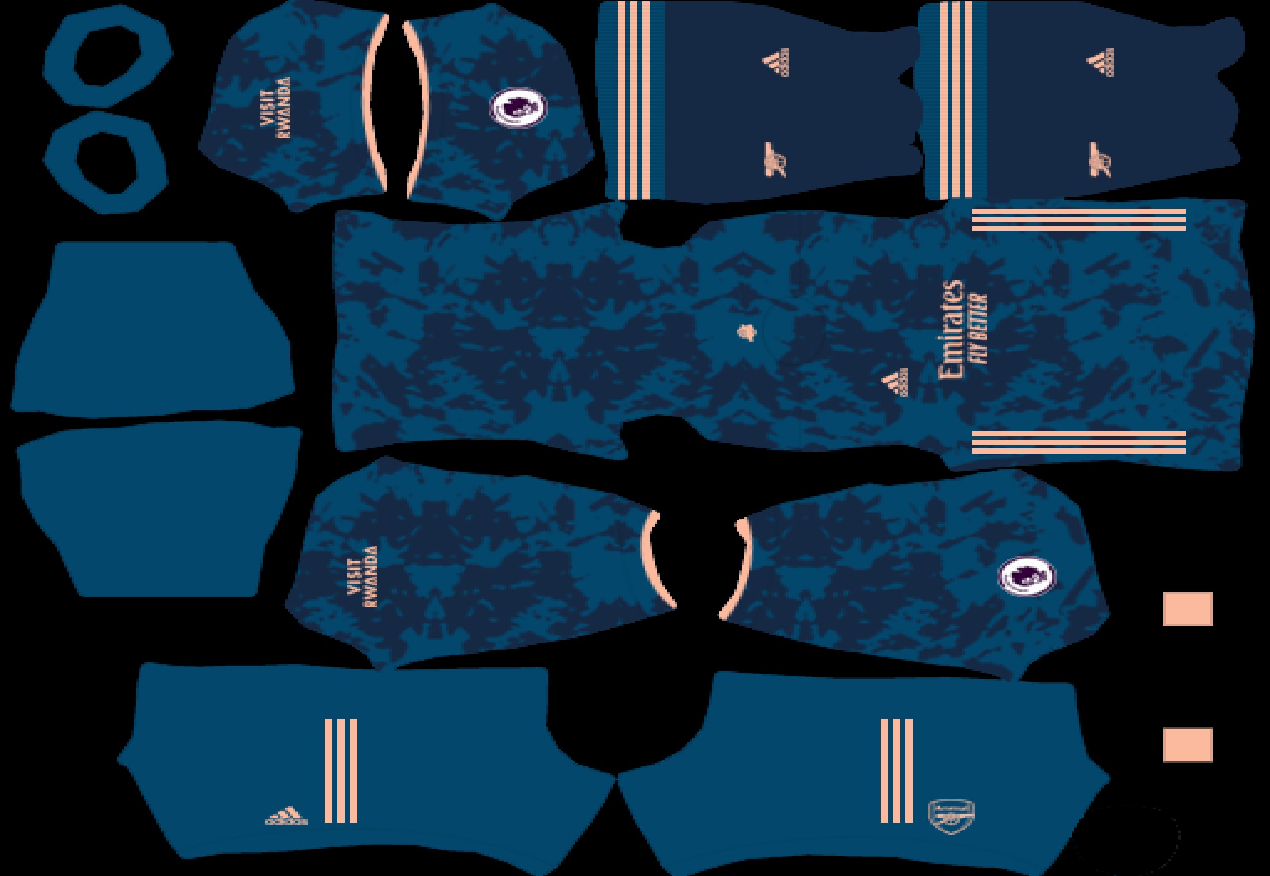 Camisetas Arsenal Dream League Soccer 2021