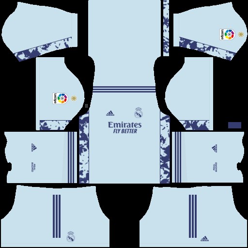 Camisetas de fútbol de la Dream League del Real Madrid