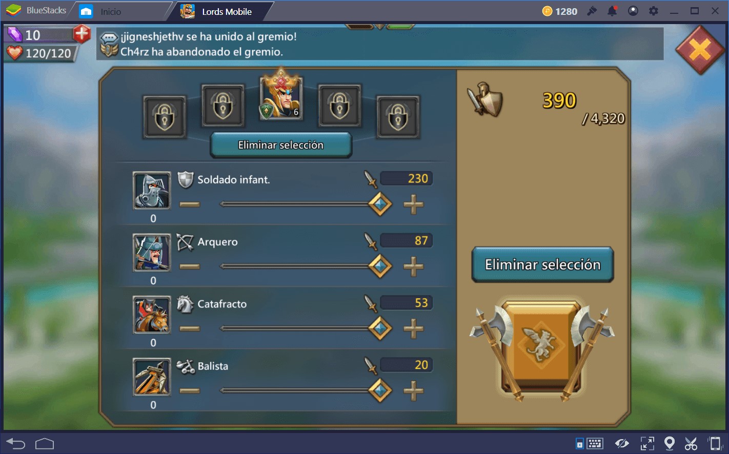 Las mejores tropas de Lords Mobile