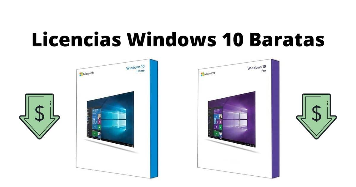 Licencias baratas de Windows 10