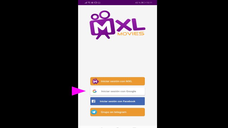 Registrar APK MXL Películas