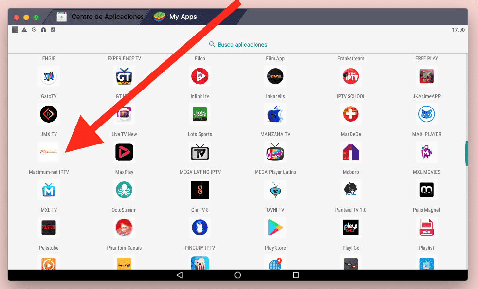 Máxima IPTV para Mac