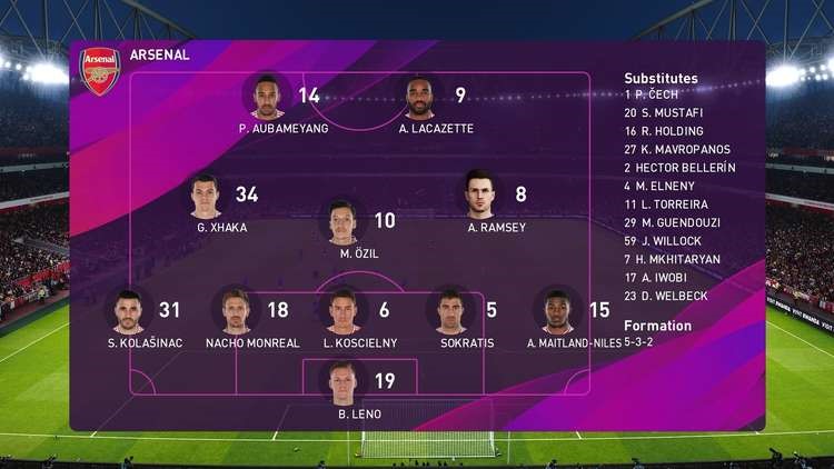 Archivo de mejores opciones de Pro Evolution Soccer 2020