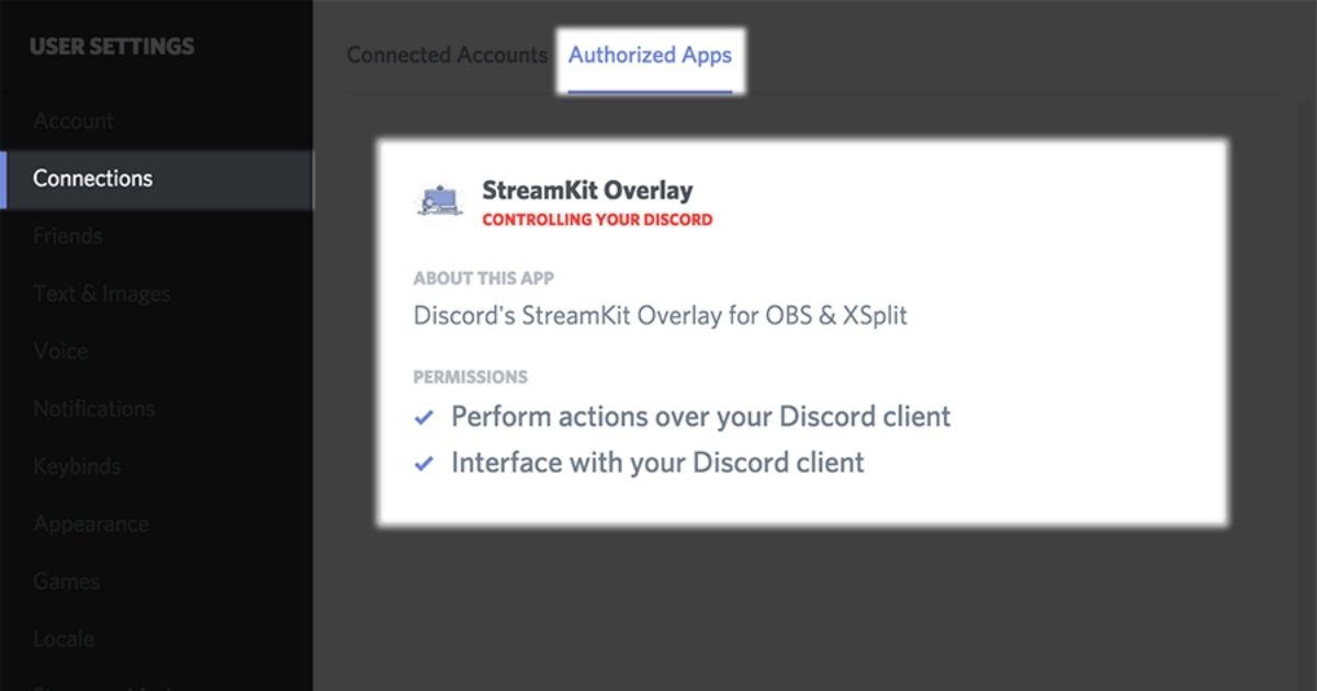 Habilitar el modo de transmisión Obs en Discord