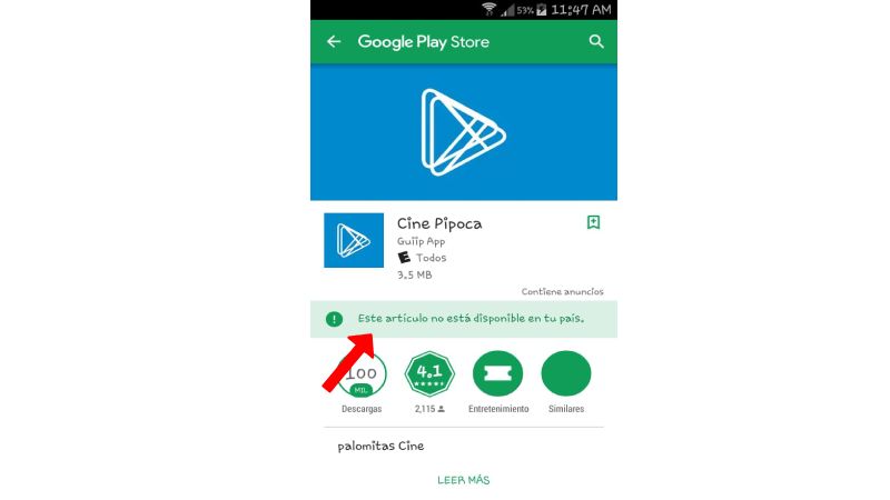 Descarga la APP Cine Pipoca para Android