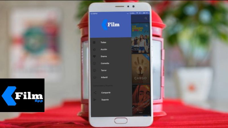 Aplicación de cine para Android