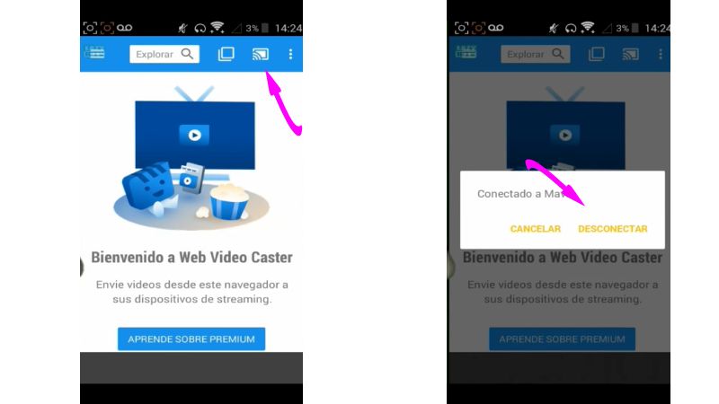 Reproducir listas de reproducción en Chromecast