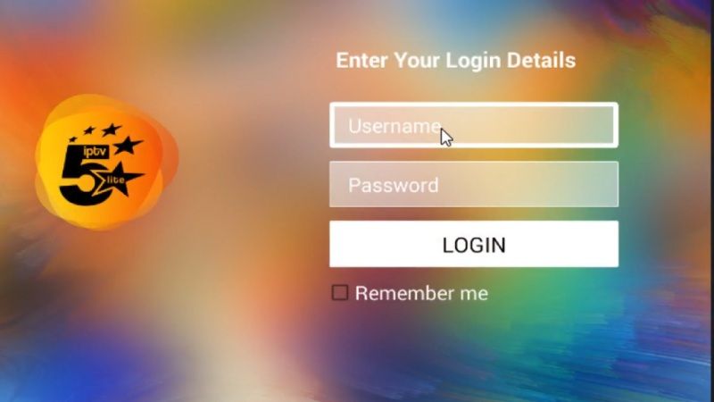 Cuentas y usuarios y contraseña para IPTV5 LITE