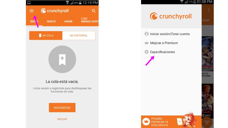 Descargar la Crunchyroll Hack de APK