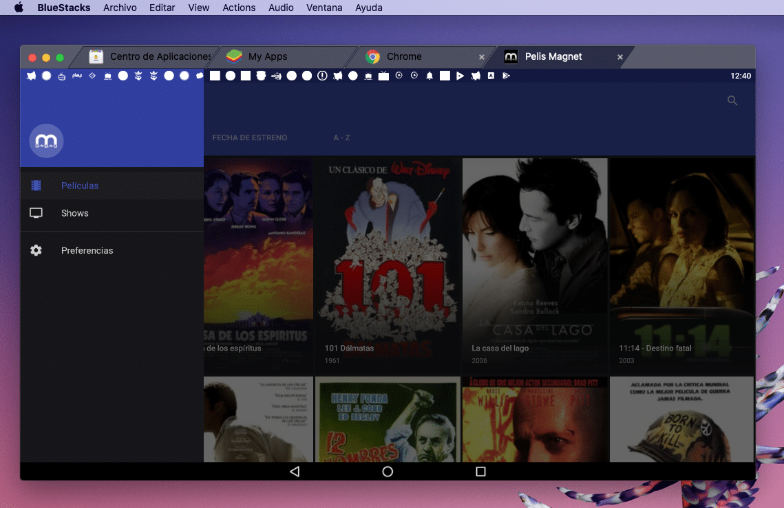 Aplicación Magnet de Pelis para PC