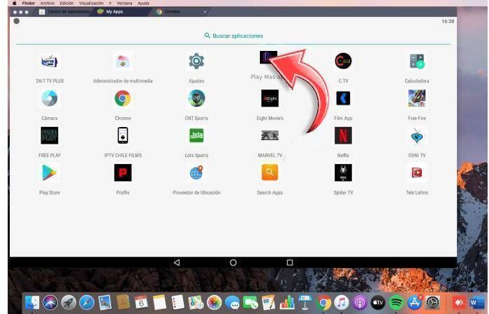 Juega más apk en Mac