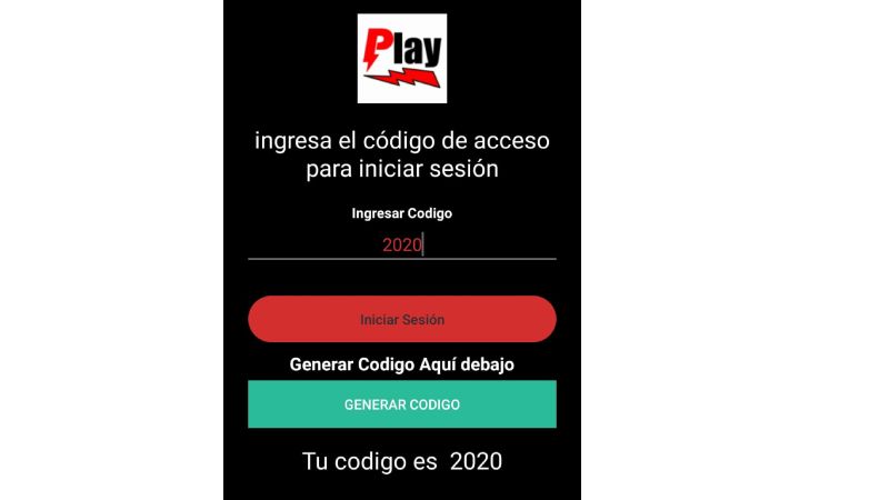 Generar códigos para Play Rayo