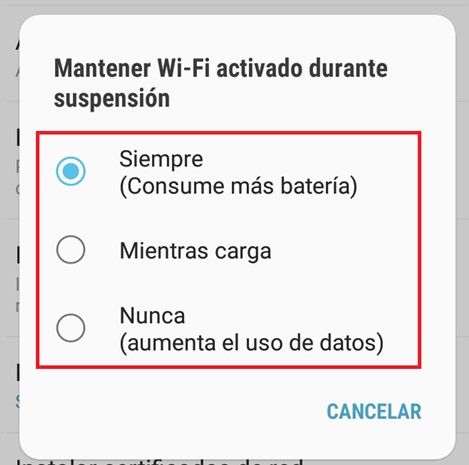 ¿Por qué mi WiFi móvil está desconectado?
