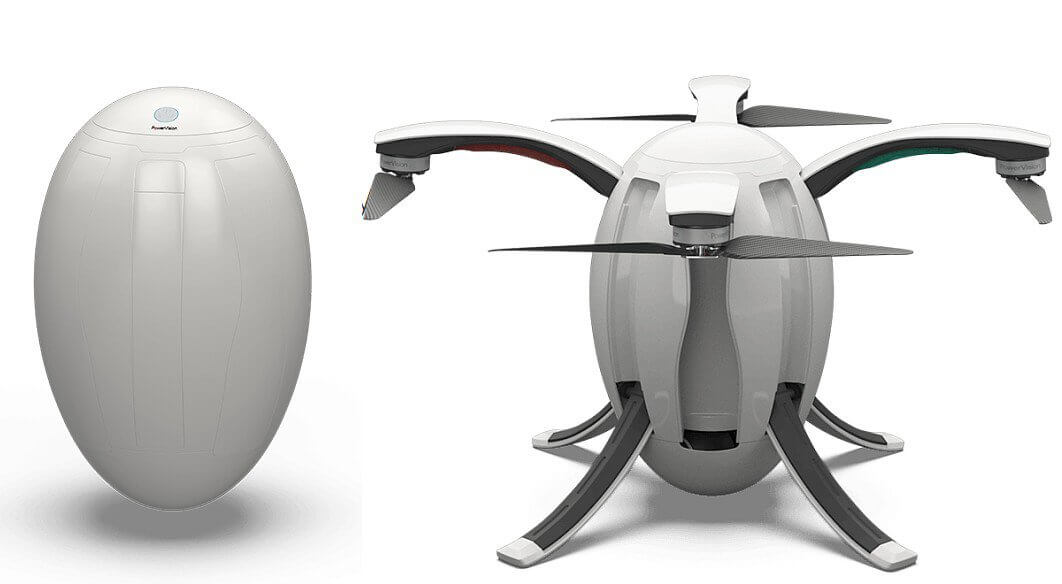 Antena de huevo de energía de drones PowerEgg