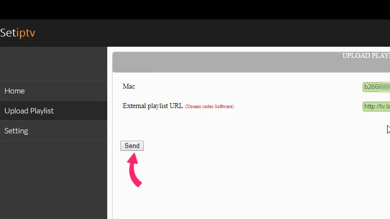 Añadir listas W3U en SetIPTV