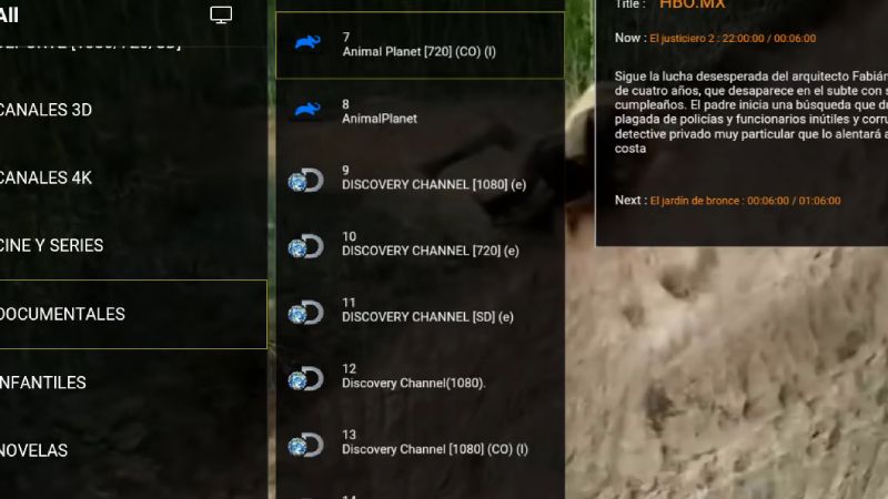 Listas de canales PREMIUM en Set IPTV