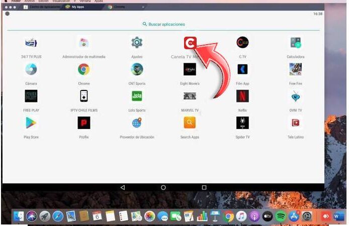 Cinnamon TV Películas apk en Mac