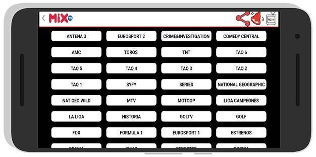 Mix TV apk para Android