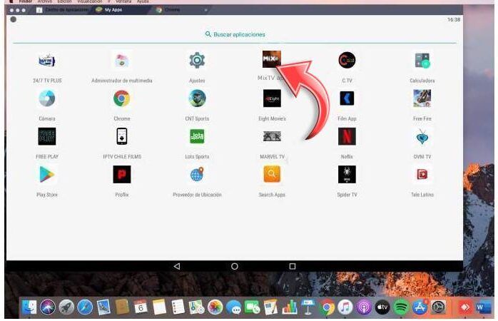 MixTV apk en Mac